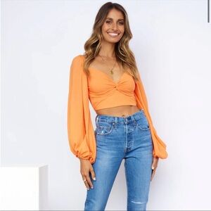 Hello Molly Twisted Hearts Crop Top